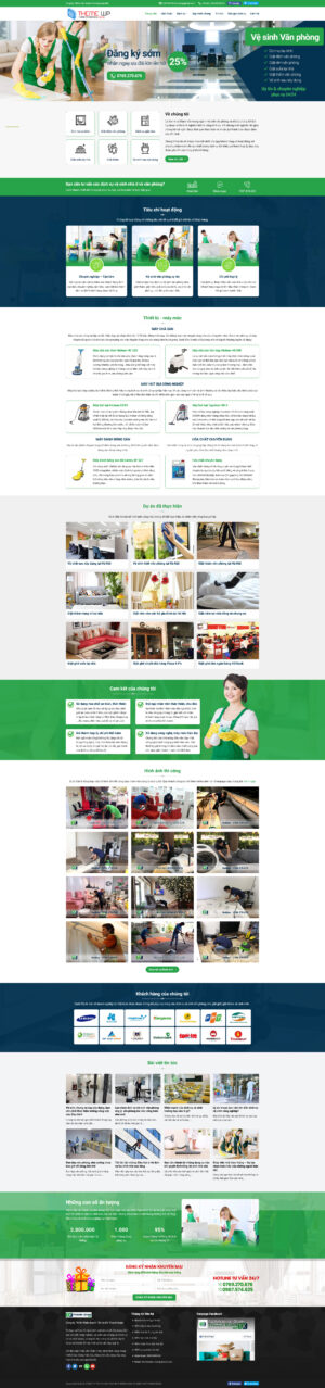 Theme WordPress Website Giặt Thảm Văn Phòng