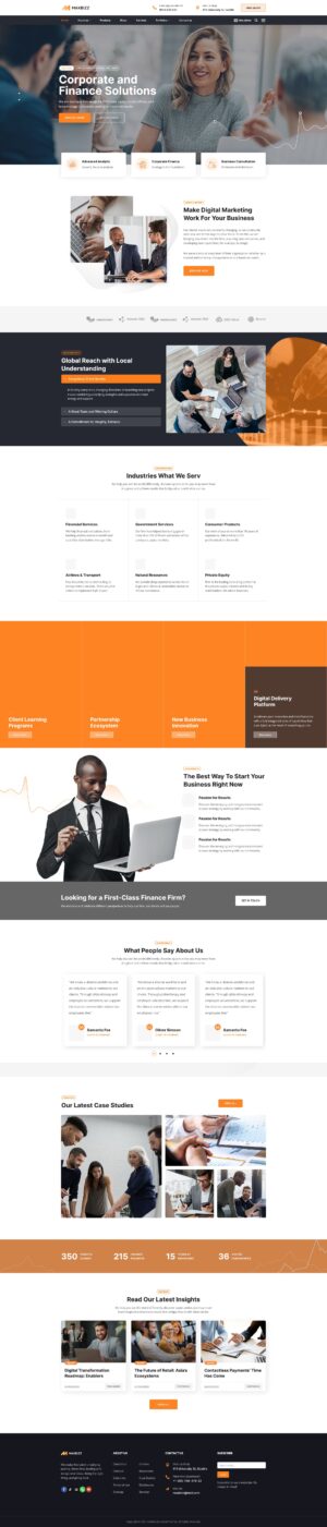 Theme WordPress Website Giới Thiệu 2