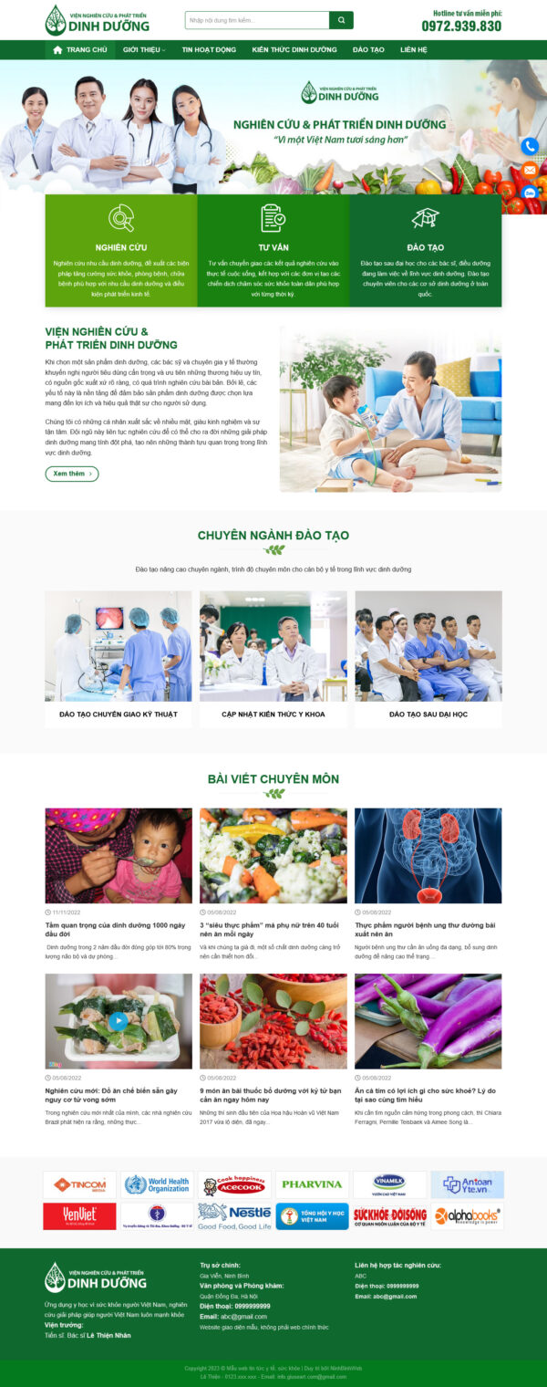 Theme WordPress Website Giới Thiệu 5