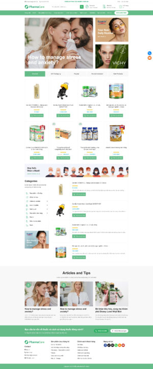 Theme WordPress Website Giới Thiệu 7