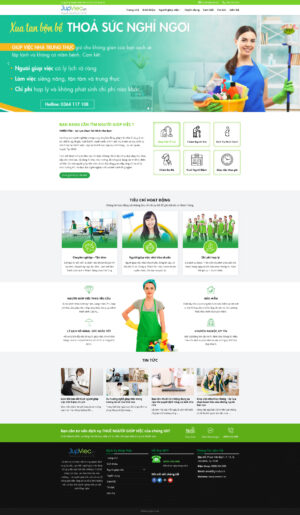 Theme WordPress Website Giúp Việc