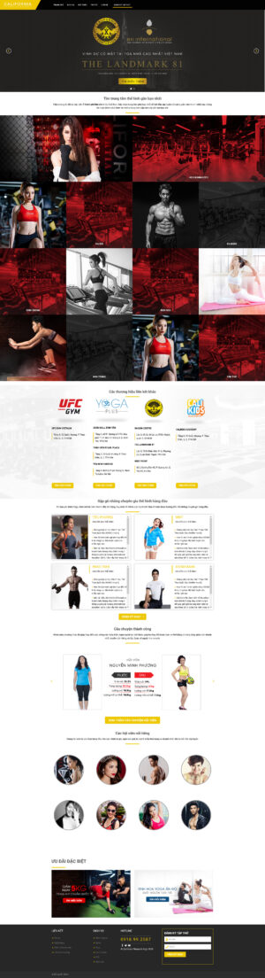 Theme WordPress Website Gym