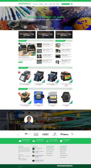 Theme WordPress Website Hàn Cáp Quang