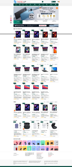 Theme WordPress Website Hoàng Hà Mobile