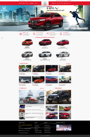 Theme WordPress Website Honda 2