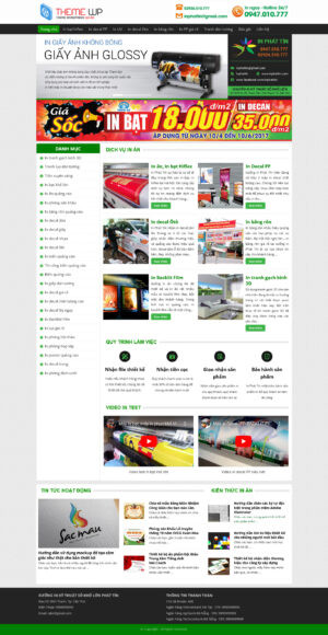 Theme WordPress Website In Bạt