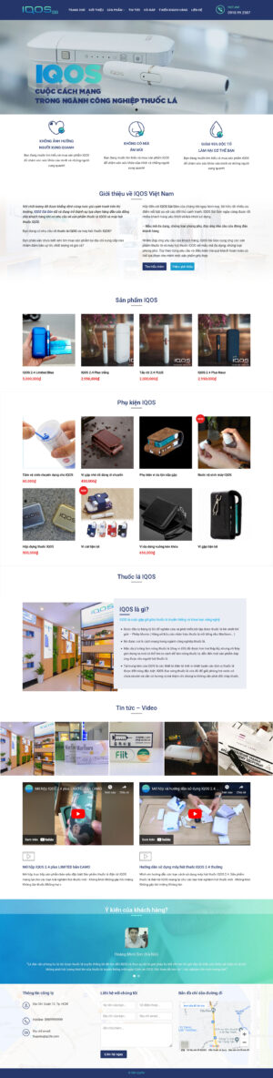Theme WordPress Website IQOS