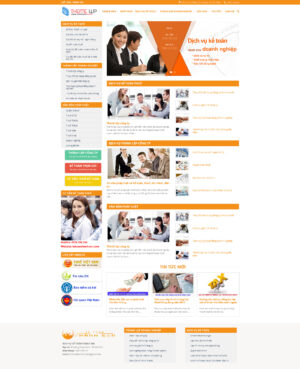 Theme WordPress Website Kế Toán