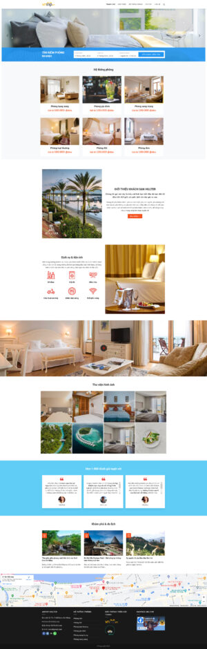 Theme WordPress Website Khách Sạn 5