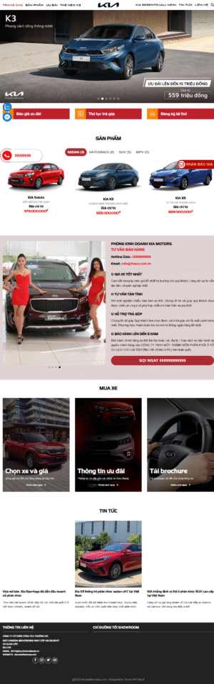 Theme WordPress Website KIA