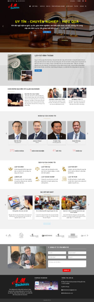 Theme WordPress Website Luật Sư 4