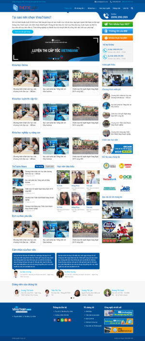 Theme WordPress Website Luyện Thi