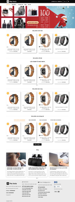 Theme WordPress Website Macshop