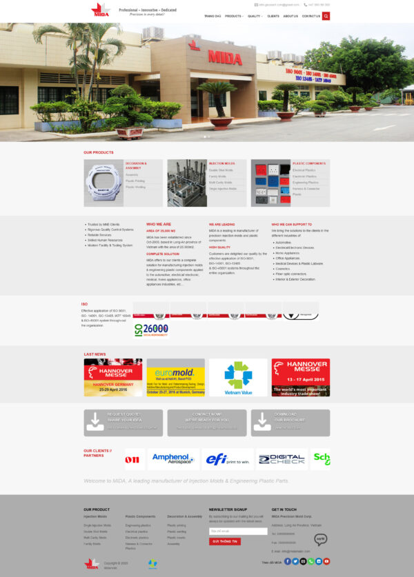 Theme WordPress Website Máy Công 2