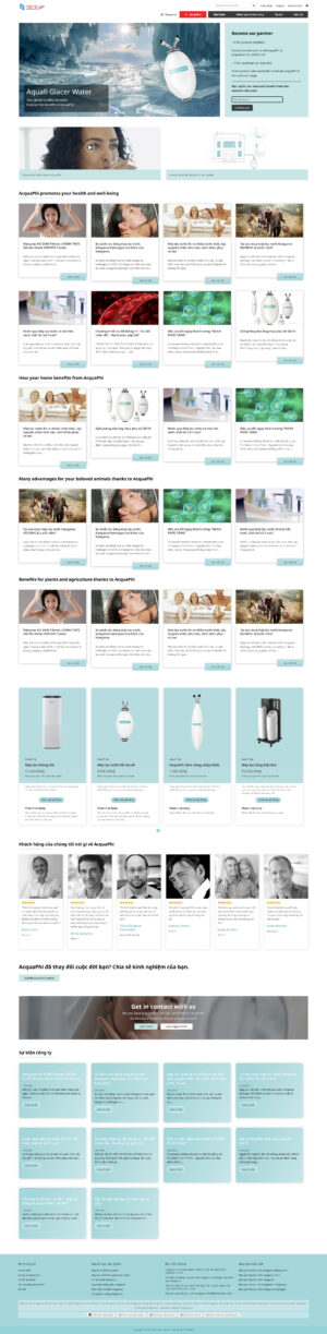 Theme WordPress Website Máy Lọc