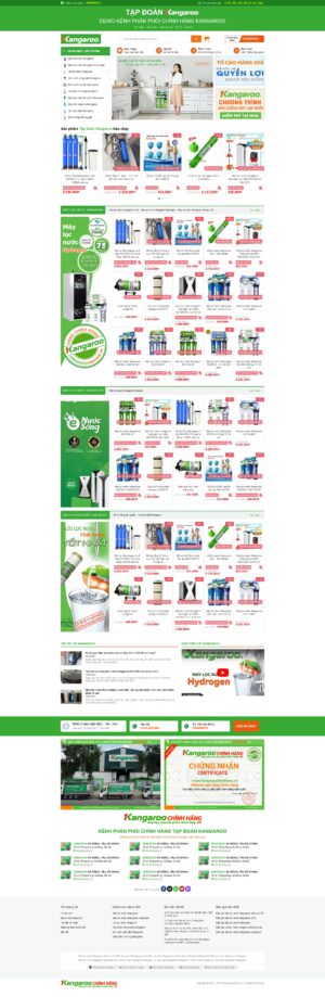 Theme WordPress Website Máy Lọc Nước