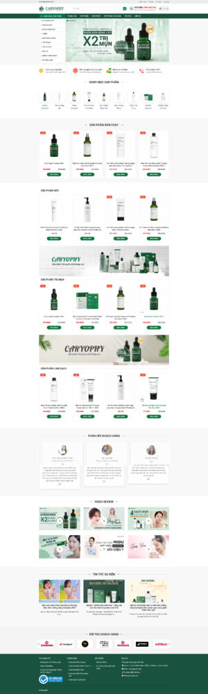 Theme WordPress Website Mỹ Phẩm 10