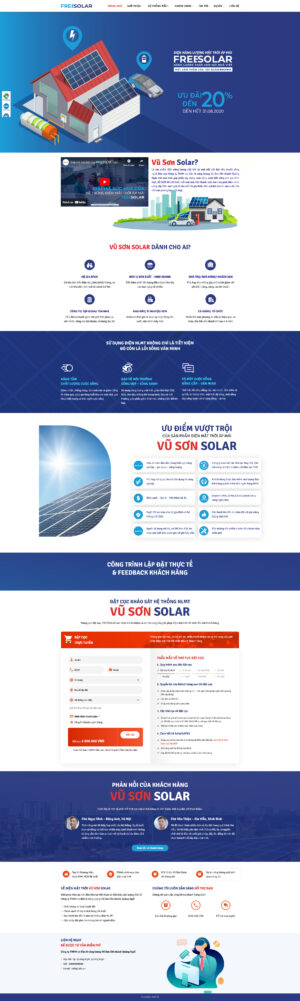 Theme WordPress Website Năng Lượng