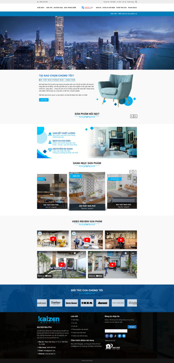Theme WordPress Website Nội Thất 11