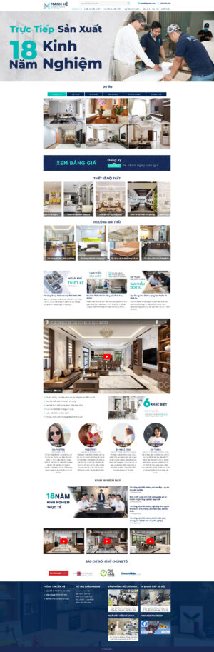 Theme WordPress Website Nội Thất 14