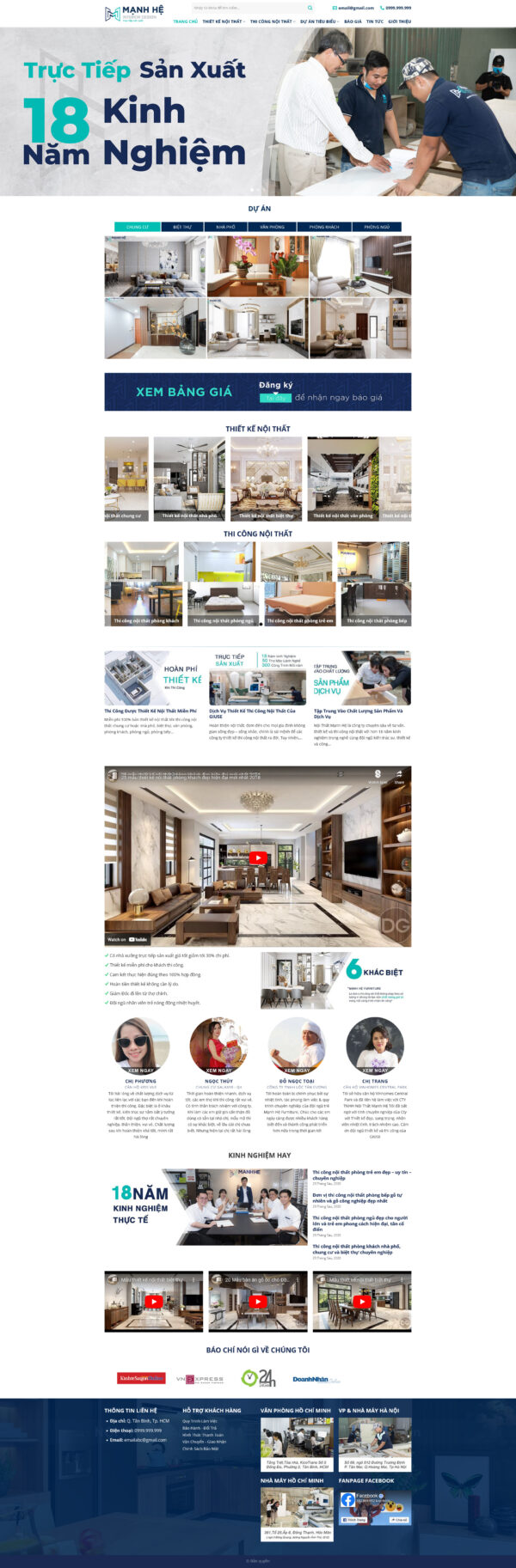 Theme WordPress Website Nội Thất 14