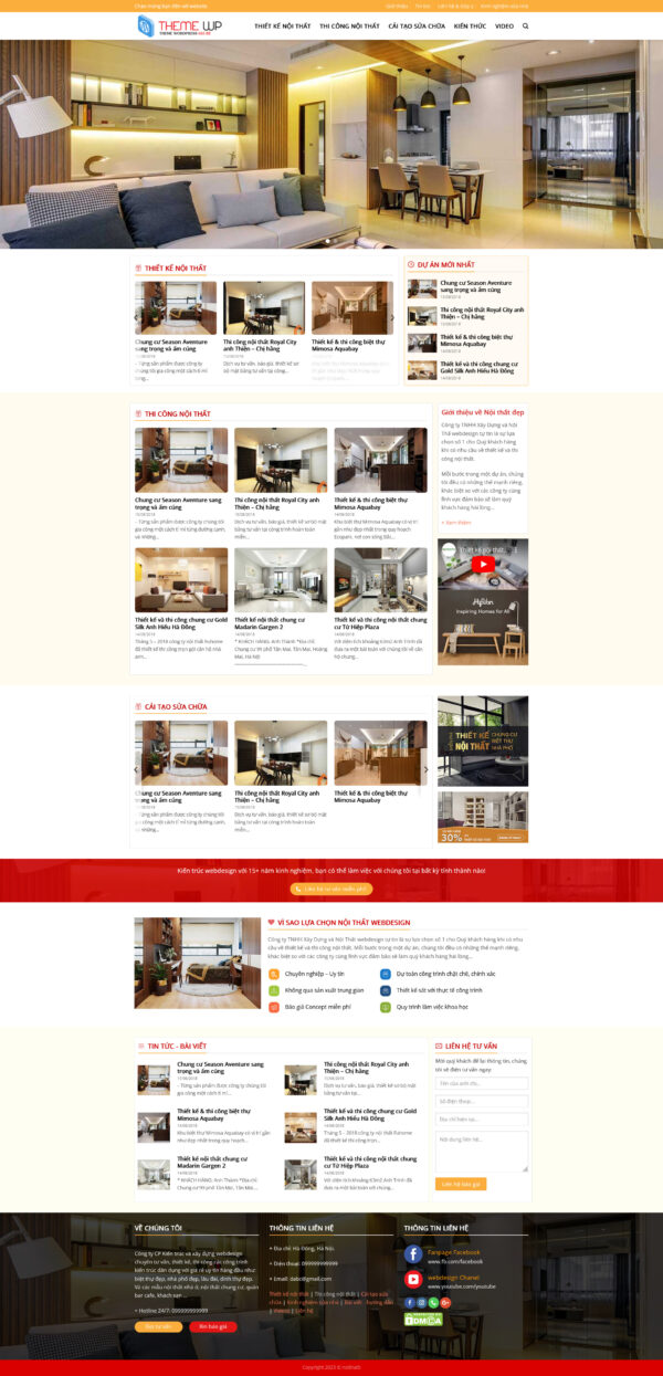 Theme WordPress Website Nội Thất 5