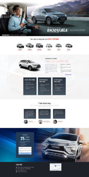 Theme WordPress Website Ô Tô