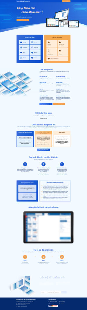 Theme WordPress Website Phần Mềm Bán Hàng