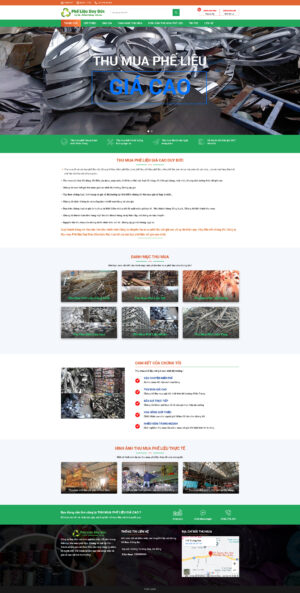 Theme WordPress Website Phế Liệu