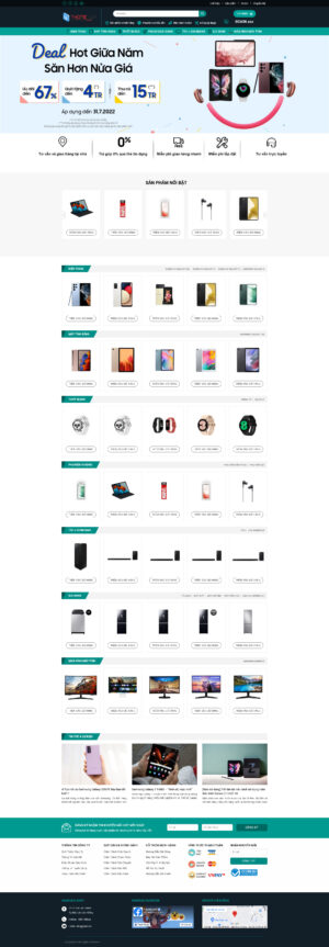 Theme WordPress Website Samsung Shop