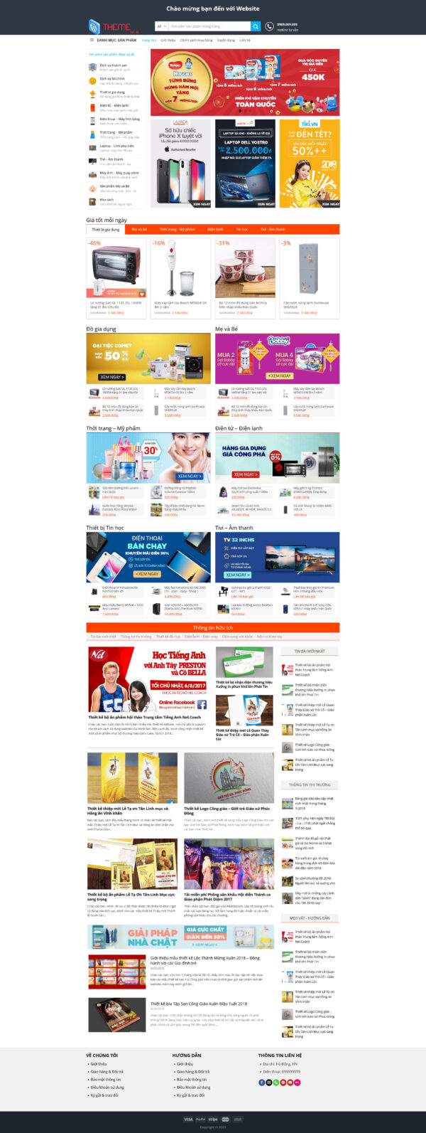 Theme WordPress Website Shop 1