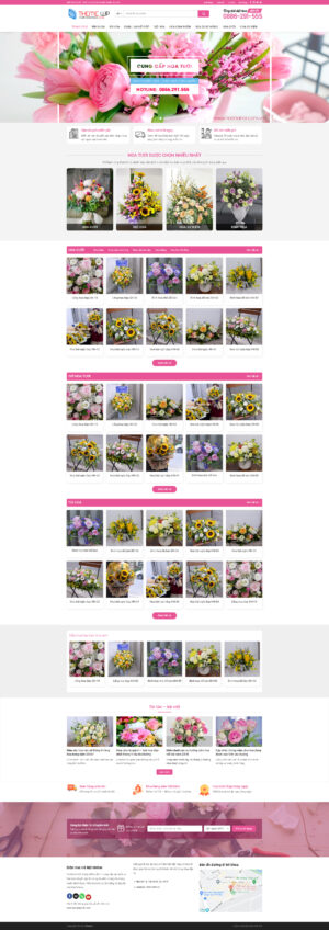 Theme WordPress Website Shop Hoa 2