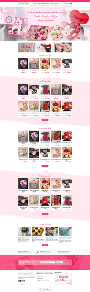 Theme WordPress Website Shop Hoa 3