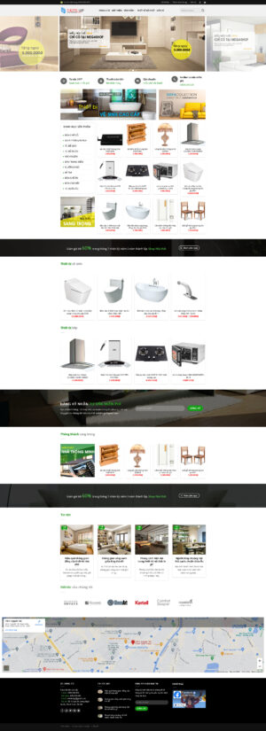 Theme WordPress Website Shop Nội Thất