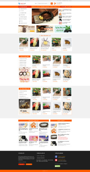 Theme WordPress Website Shop Phong Thủy