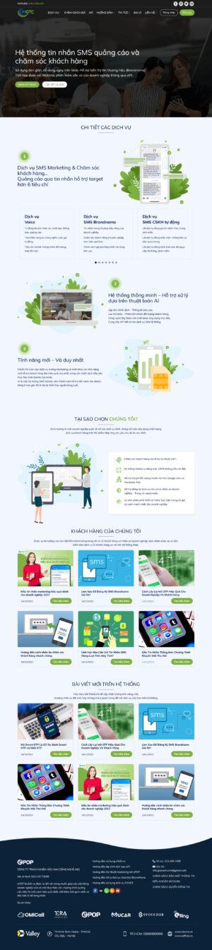 Theme WordPress Website SMS