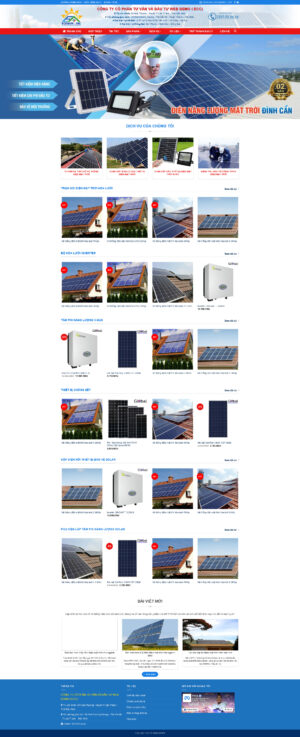 Theme WordPress Website Solar 2