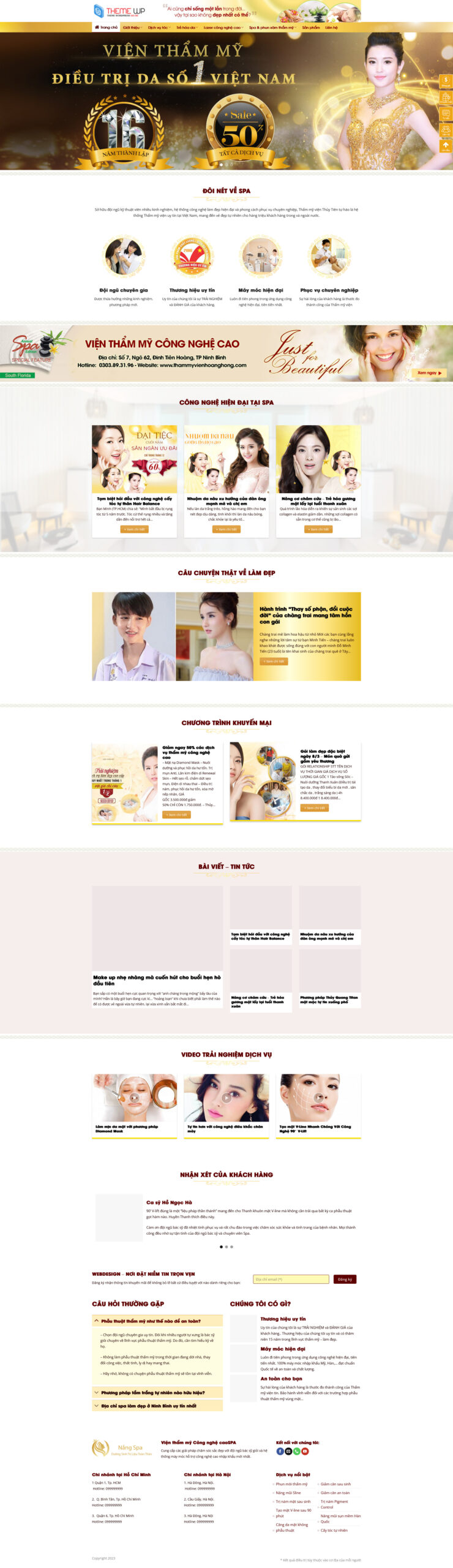 Theme WordPress Website Spa 2