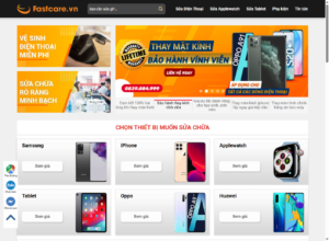 Theme WordPress Website Sửa Điện Thoại 2