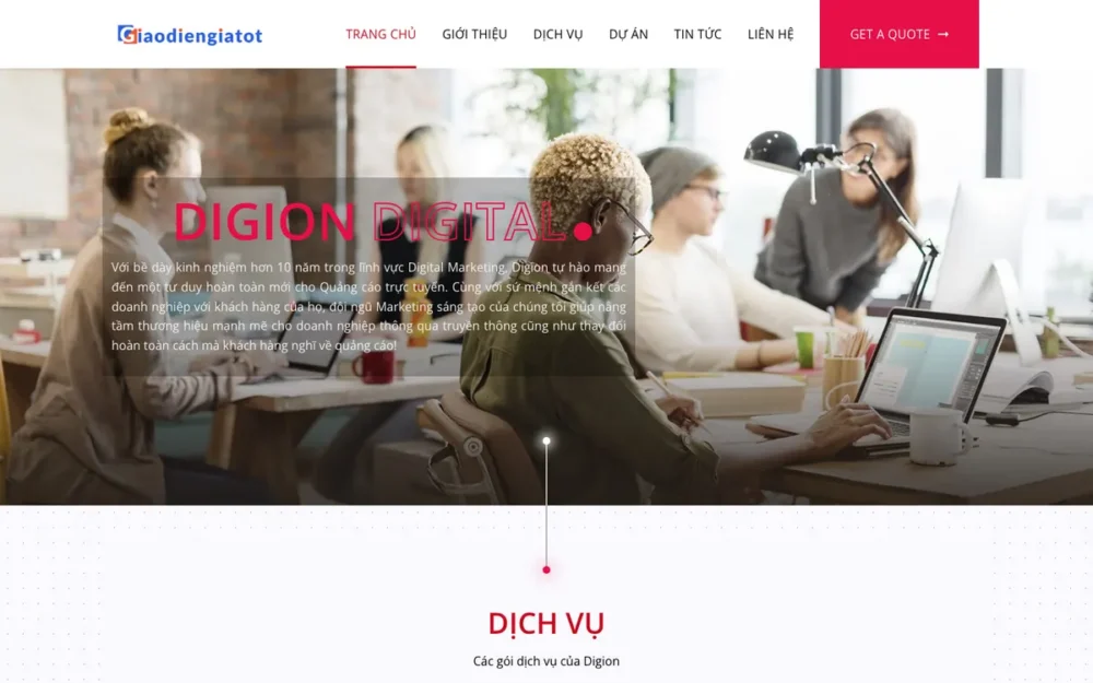 Mẫu Website Agency Quảng Cáo Digital Marketing – AGENCY