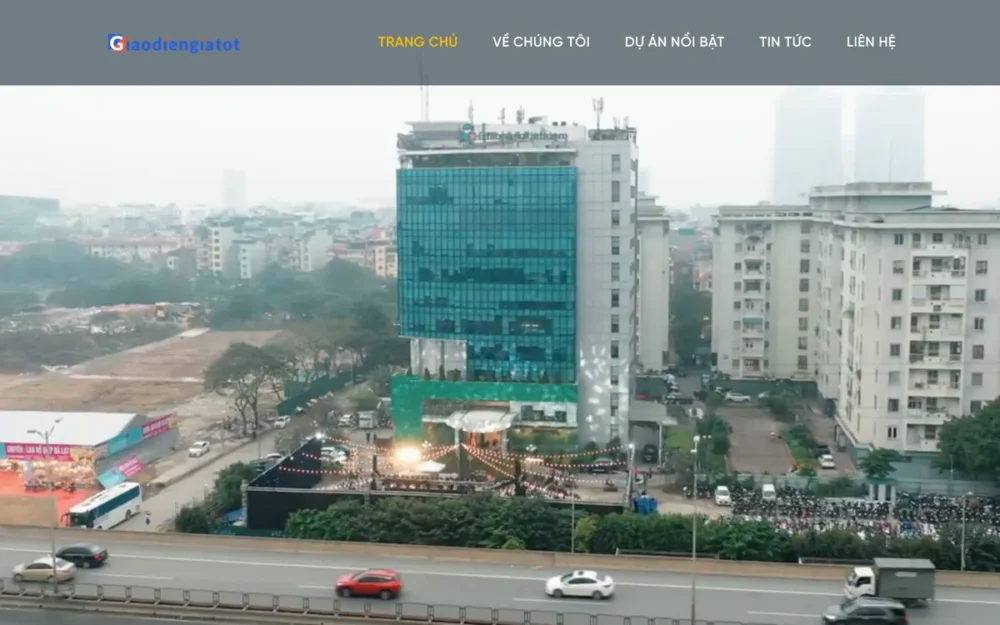 Mẫu Website Agency Sự Kiện Tối Giản, Portfolio Dự Án – FINE