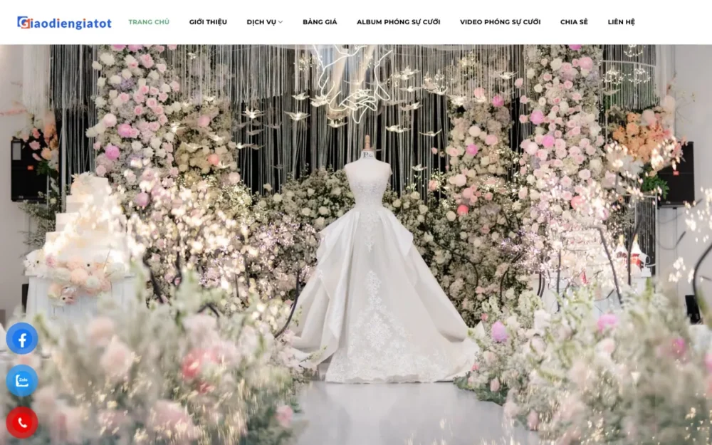 Mẫu Website Chụp Ảnh, Quay Phóng Sự Cưới – ANHCUOI