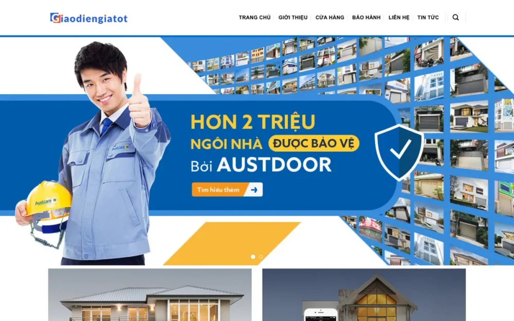 Mẫu Website Cửa Cuốn Nhà Phố & Công Nghiệp – CUANHOM3