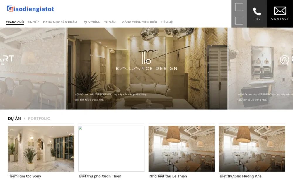Mẫu Website Cửa Hàng Nội Thất Nhập Khẩu Cao Cấp – FUNITURE