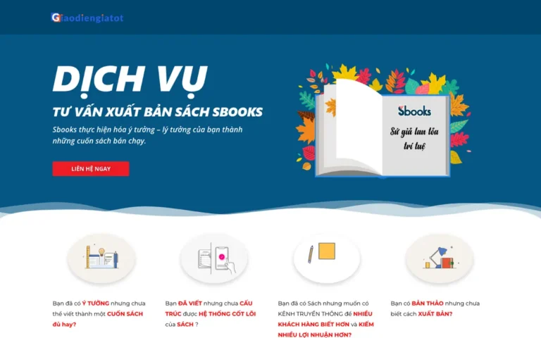 Mẫu Website Dịch Vụ Tư Vấn Xuất Bản Sách – XUATBANSACH