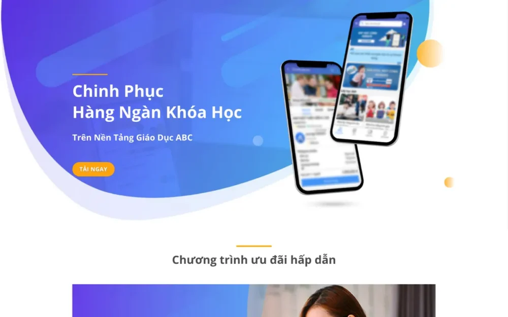 Mẫu Website Landing Page Ứng Dụng Giáo Dục – APPGIAODUC