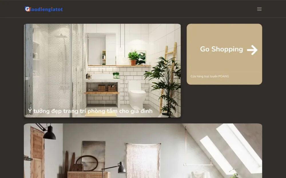 Mẫu Website Nội Thất Bắc Âu, Lưới Ý Tưởng Decor – NOITHAT33