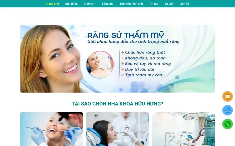 Mẫu Website Phòng Khám Nha Khoa Tổng Quát – NHAKHOA4