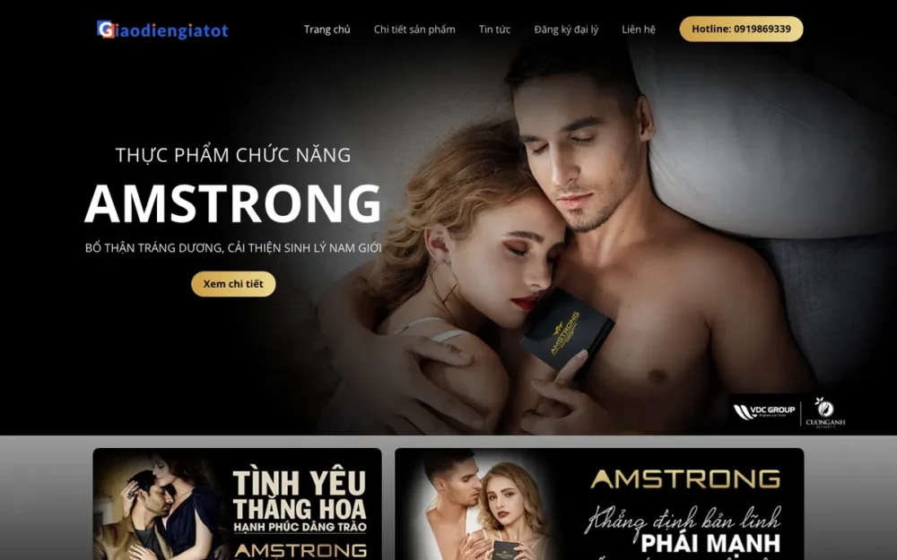 Mẫu Website Sản Phẩm Nam Giới Tông Đen Vàng – THUCPHAMCHUCNANG3