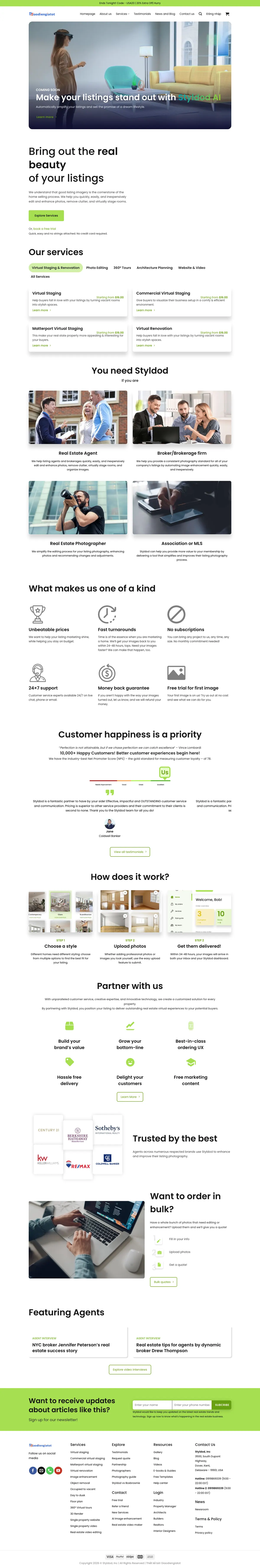 Mẫu Website Dàn Dựng Nội Thất Ảo Bất Động Sản – GIOITHIEU9